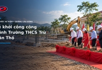 Lễ khởi công công trình Trường THCS Trừ Văn Thố