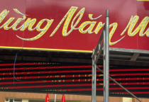 Mặt dựng Alu kết hợp kính