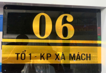 Biển chữ nổi inox mica