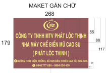Maket Gắn chữ Công Ty Phát Lộc Thịnh