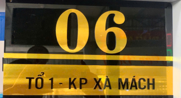 Biển chữ nổi inox mica